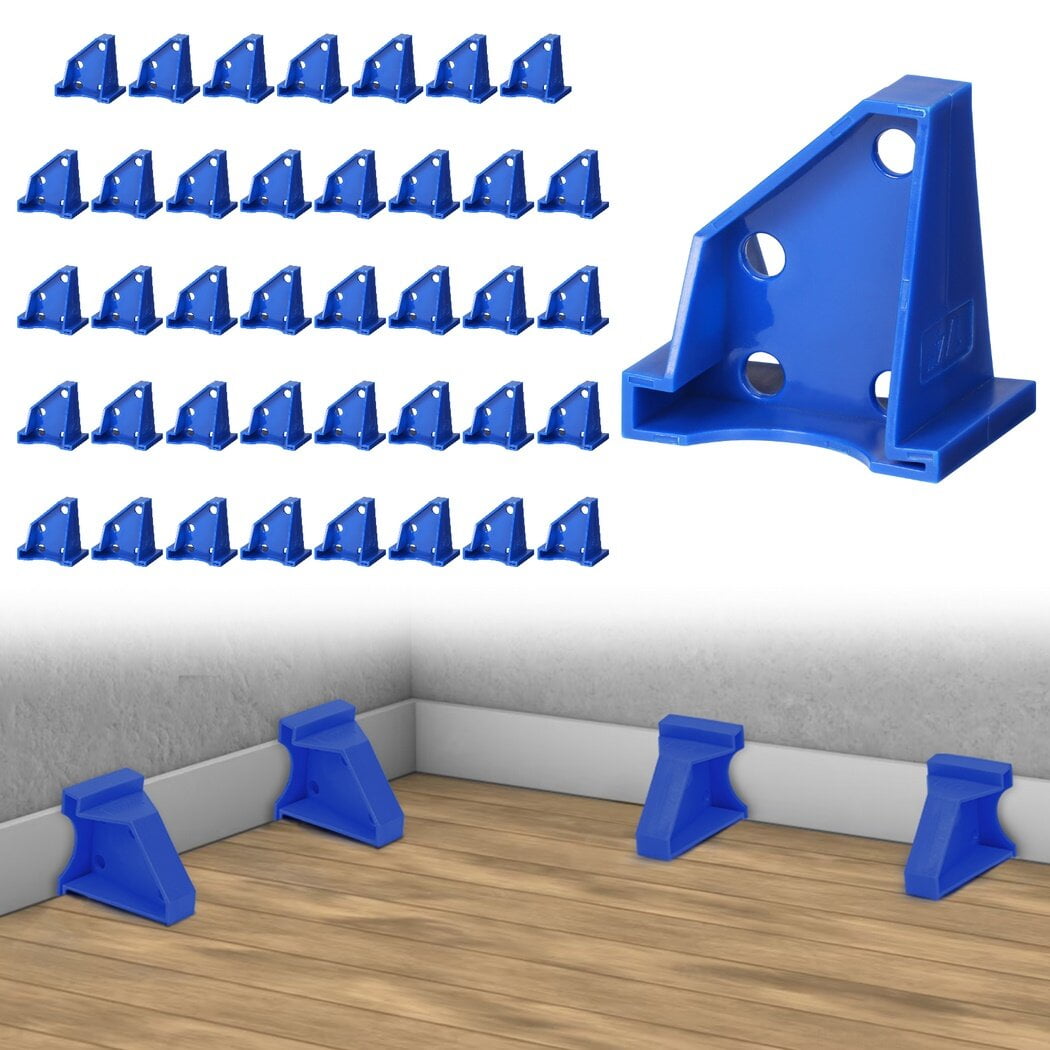 40Pcs Flooring Spacers, Laminate Wood Flooring Tool Kit with 1/4" & 1/2" Gap, Floor Installation