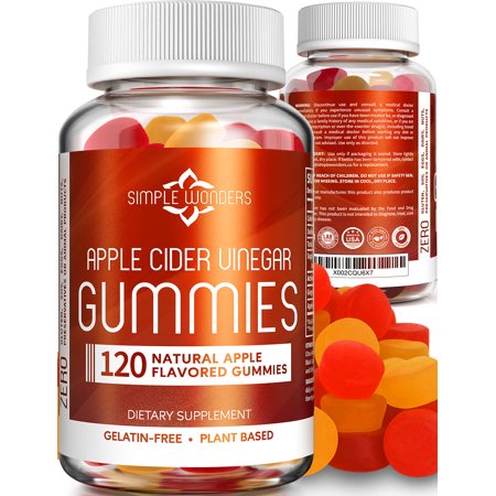 Apple Cider Vinegar Gummies (120 Pack) - Gummy Alternative to ACV Pills, Capsules