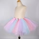thumbnail image 5 of Falda de tul de unicornio para niñas, tutú esponjoso para cumpleaños de niñas pequeñas, minifaldas de tul pastel para niñas, disfraz de Halloween para niños, 5 of 5