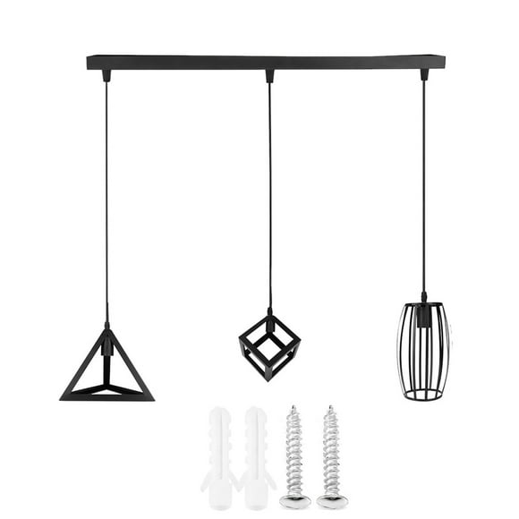Gueiykk 220V E27 Retro Style LED Pendant Light Antique Lamp Fixture for Study Cafe Hallway Combination