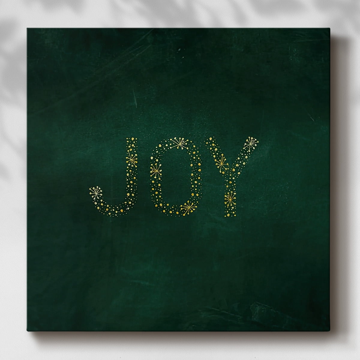 Joy Starburst - Green- Gallery Wrapped Canvas