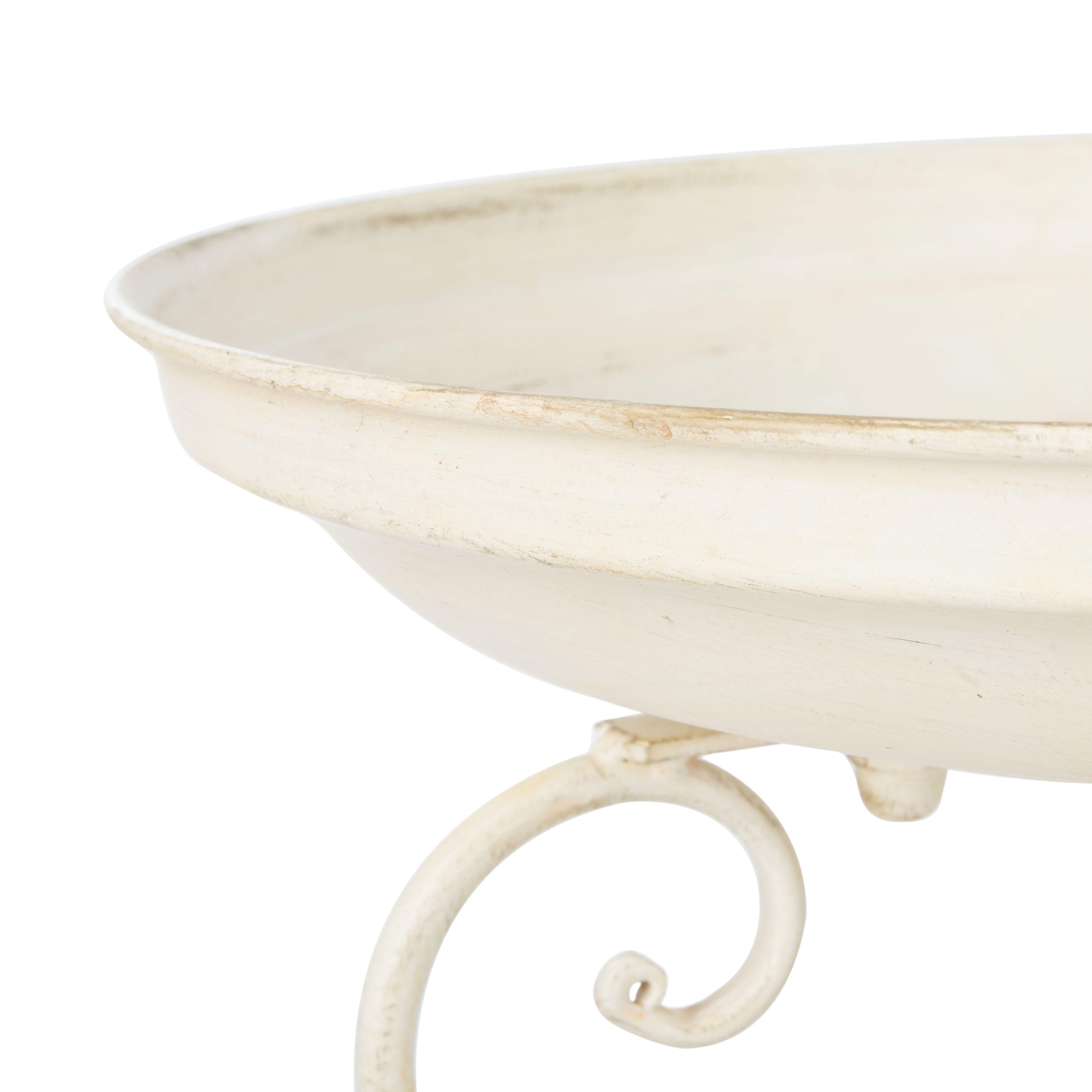 Safavieh Ashlan Weatherproof Metal Bird Bath Basin Traditional, 1 Pack