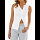 thumbnail image 3 of Chaleco Abotonado para Mujer, Camiseta Sin Mangas de Verano Acanalada con Botones y Abertura Frontal, Camiseta Sin Mangas Ajustada y Elegante M, 3 of 10