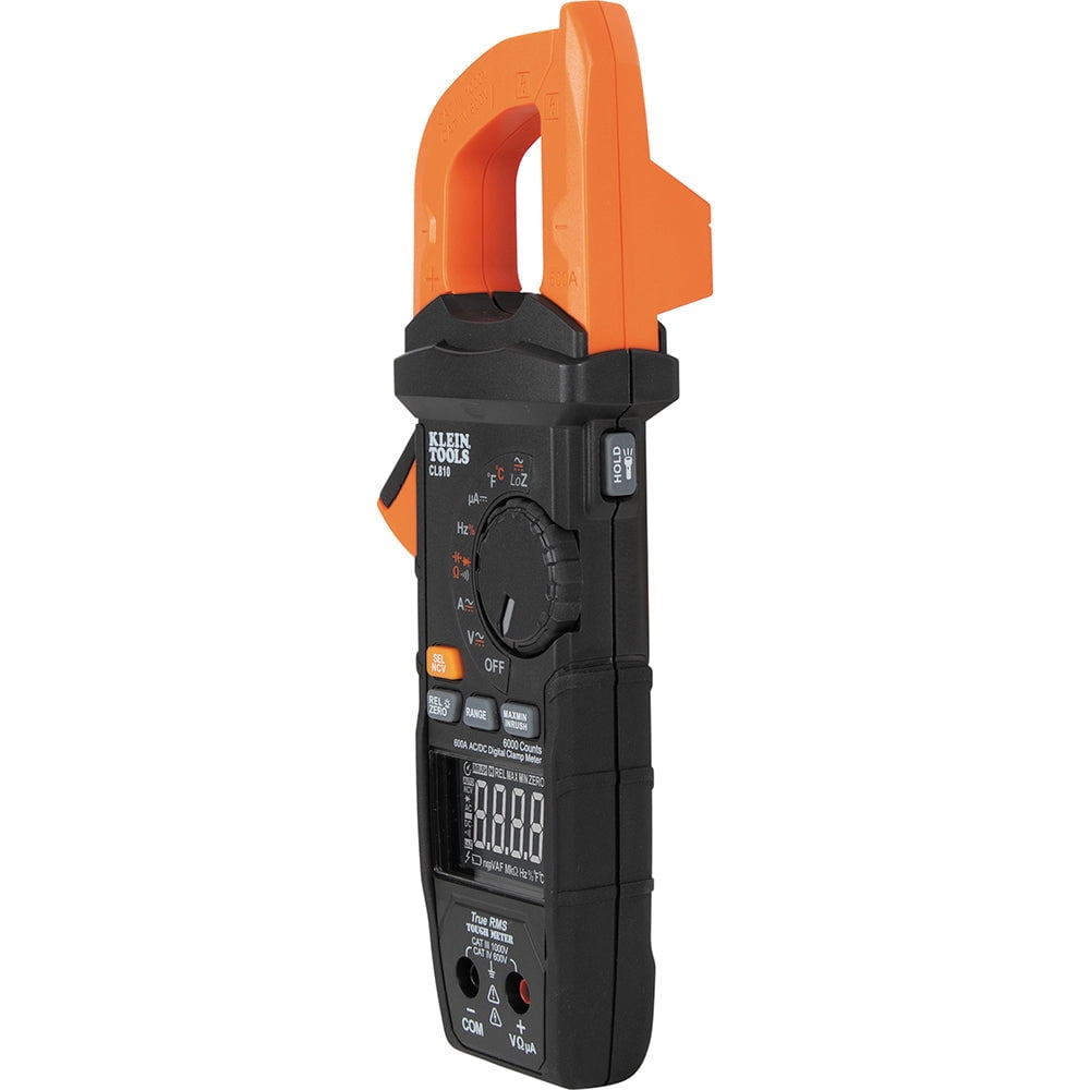 Klein Tools CL810 600A AC/DC Auto-Ranging Digital Pro Clamp Meter with