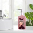 thumbnail image 1 of Stylish Hand Soap Dispensers Bottle Refilble Detergent Body Wash Foaming Liquid Container Skincare Salon Pump Bottle for Home Rosa 480ml perfecl Dispensador de loción, 1 of 8