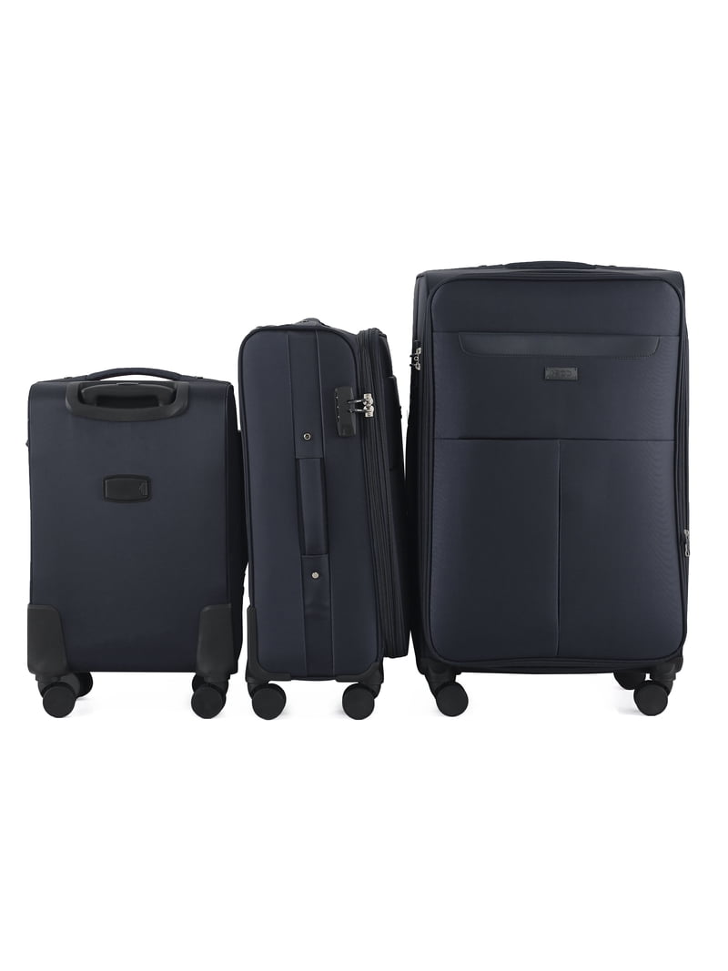 IZOD Liam Soft Shell Spinner Suitcase Set with Combo Lock, 3 Piece IZOD Liam Soft Shell Spinner Suitcase Set with Combo Lock, 3 Piece