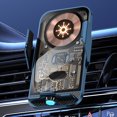 thumbnail image 4 of Soporte automático para teléfono móvil, soporte para cargador de coche de 15 W para automóviles (azul), 4 of 8