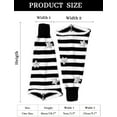 thumbnail image 7 of FEOYA Women Star Y2k Leg Warmers Harajuku Knitted Leg Warmers Kawaii Streetwear Leg Cover Punk Goth Harajuku Leg Cover 2 Pair, 7 of 7