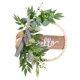 thumbnail image 1 of Letreros de puerta de Hola, colgador de puerta, decoración de boda para celebración, decoración de fondo, hojas, 1 of 3