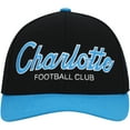 thumbnail image 2 of Men's Mitchell & Ness Black Charlotte FC Team Script 2.0 Stretch Snapback Hat, 2 of 4