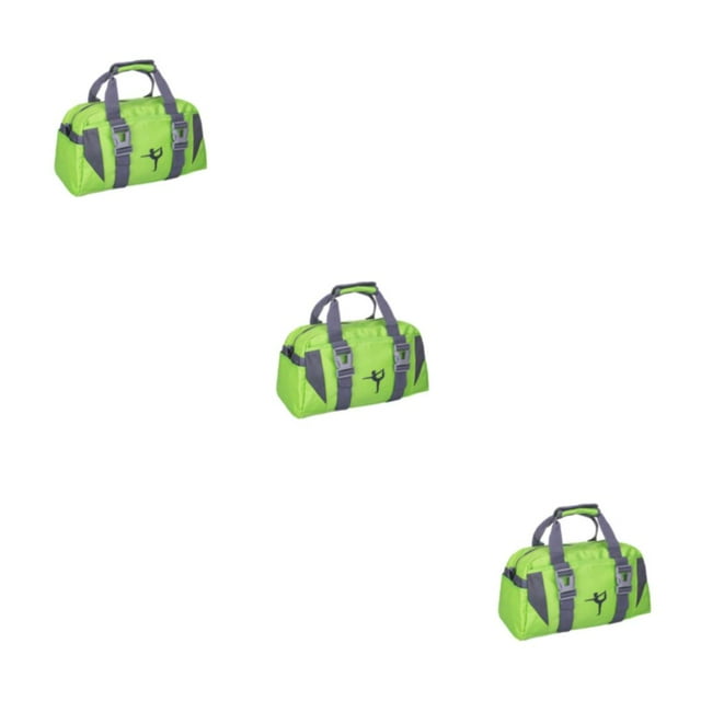 Transemion Sports Bag For Active Individuals Wide Application Lightweight And Portable Adjustable Yoga Gym Bags green 3Set