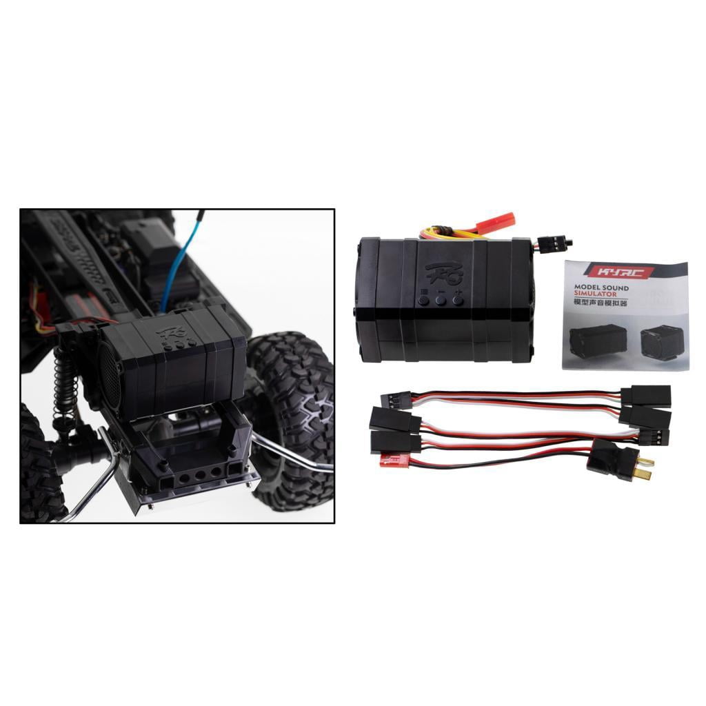 Goolsky Module de système sonore simulé de moteur de voiture télécommandée 58 sons pour 1/10 RC Crawler tout-terrain camion télécommande véhicule voiture