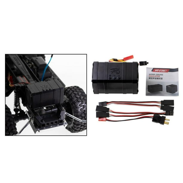 Goolsky Module de système sonore simulé de moteur de voiture télécommandée 58 sons pour 1/10 RC Crawler tout-terrain camion télécommande véhicule voiture Goolsky Module de système sonore simulé de moteur de voiture télécommandée 58 sons pour 1/10 RC Crawler tout-terrain camion télécommande véhicule voiture