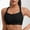 Black, variant on Generic Sports Bra High Impact Adjustable Criss Cross Back, Full Support for Large Bust No Bounce