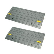 Bob's Industrial Supply Curb Ramps for Driveway Car Ramps Motorcycle Ramp Threshold Ramp 2 Pack