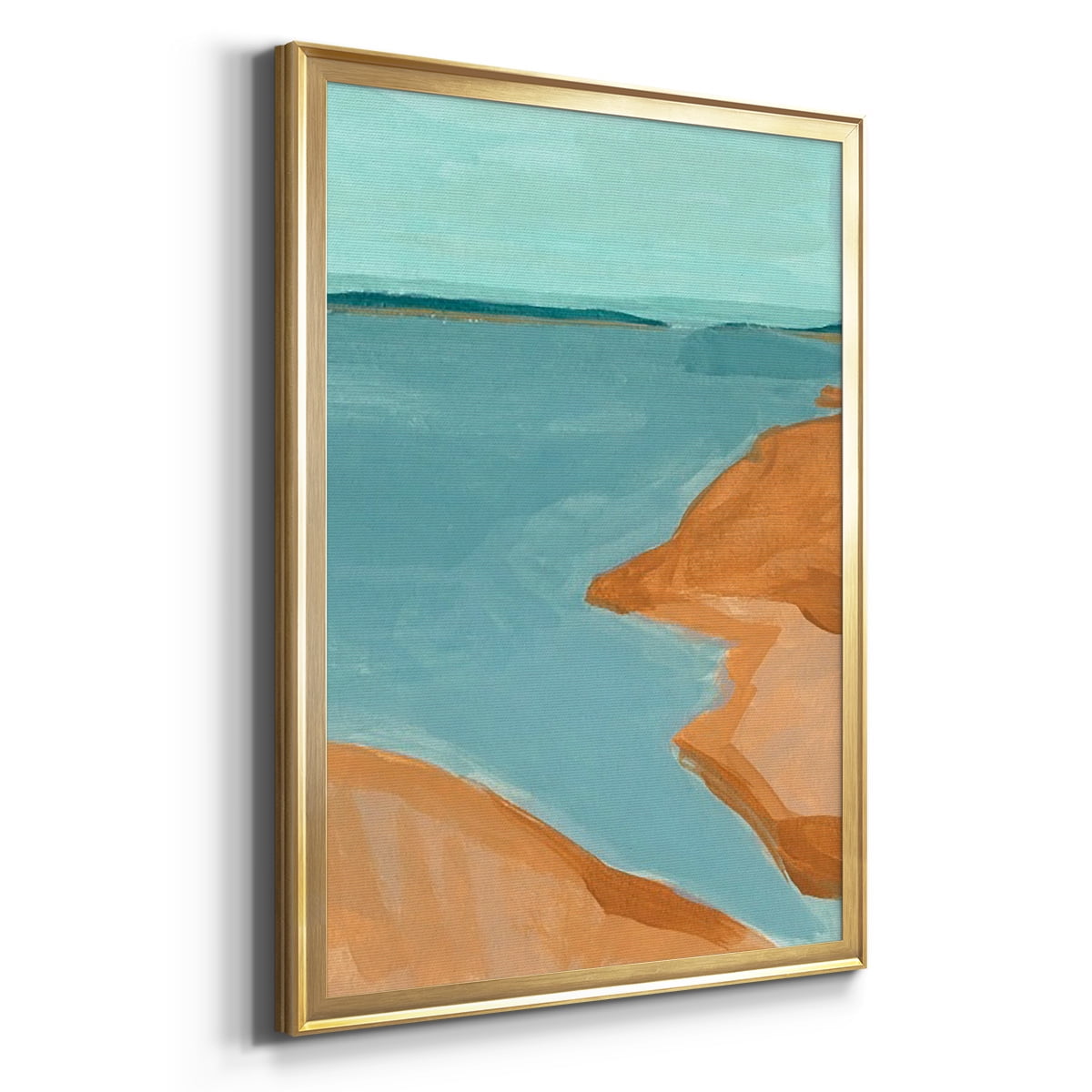 Out on the Sandbar I Premium Framed Print, in Gold, Black, or Silver - Ready to Hang