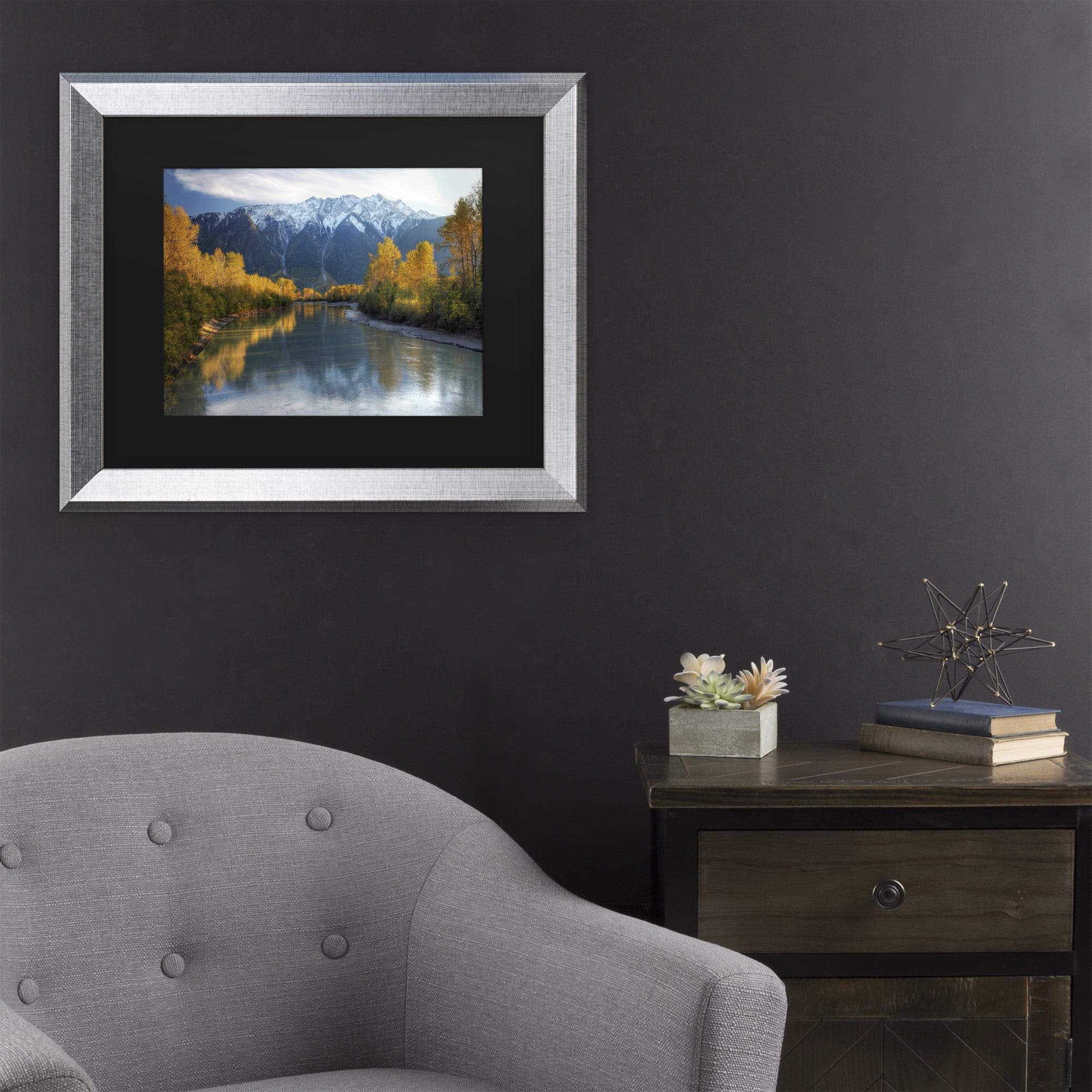 Trademark Fine Art 'Autumn River' Canvas Art by Pierre Leclerc