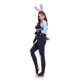 thumbnail image 4 of Disfraz de Halloween de animal loco, policía de la ciudad de anime, Judy, conjunto completo, disfraz de escenario de policía de conejo para padre e hijo, 4 of 5