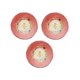 thumbnail image 1 of Juego 3 Bowl Galerias El Triunfo Poliresina Rosa Diseño Flores 25cm, 1 of 4