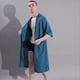thumbnail image 1 of Camisón fino de primavera y verano para mujer, pijama de largo medio con cremallera, ropa de casa para mujer con sobrepeso, toalla de baño para mujer, 1 of 6