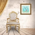thumbnail image 3 of Varacek, Pam 20x20 Gold Ornate Wood Framed with Double Matting Museum Art Print Titled - Anchored Seahorse, 3 of 4