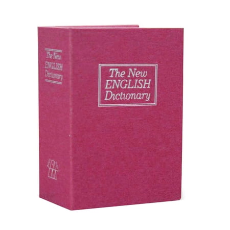Secret Metal Lock Box Book With Key Lock For Dictionary And Diversion Hiding