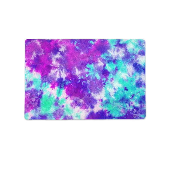 A Tie Dye Pattern Mat Rectangle  -Image by Shutterstock,