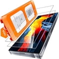 thumbnail image 1 of lulufaol LϟK 3 in 1 for Samsung Galaxy Z Fold 6 Screen Protector, 2 Pack HD Tempered Glass Film + 1 Dust Free Installation Tool, Anti-Scratch No Dust Z Fold 6 Screen Protector, 1 of 1