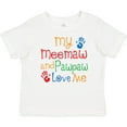 thumbnail image 3 of Inktastic My Meemaw and Pawpaw Love Me Boys or Girls Baby T-Shirt, 3 of 5