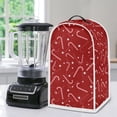 thumbnail image 5 of HELLHERO Christmas Candy Cane Kitchen Blender Dust Covers with Hand Strap Handle Polyester, 5 of 6
