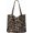 Leopard Print, variant on Prite Corduroy Tote Bag for Women Large Shoulder Bag with Zipper and Pockets for College Work Travel Shopping