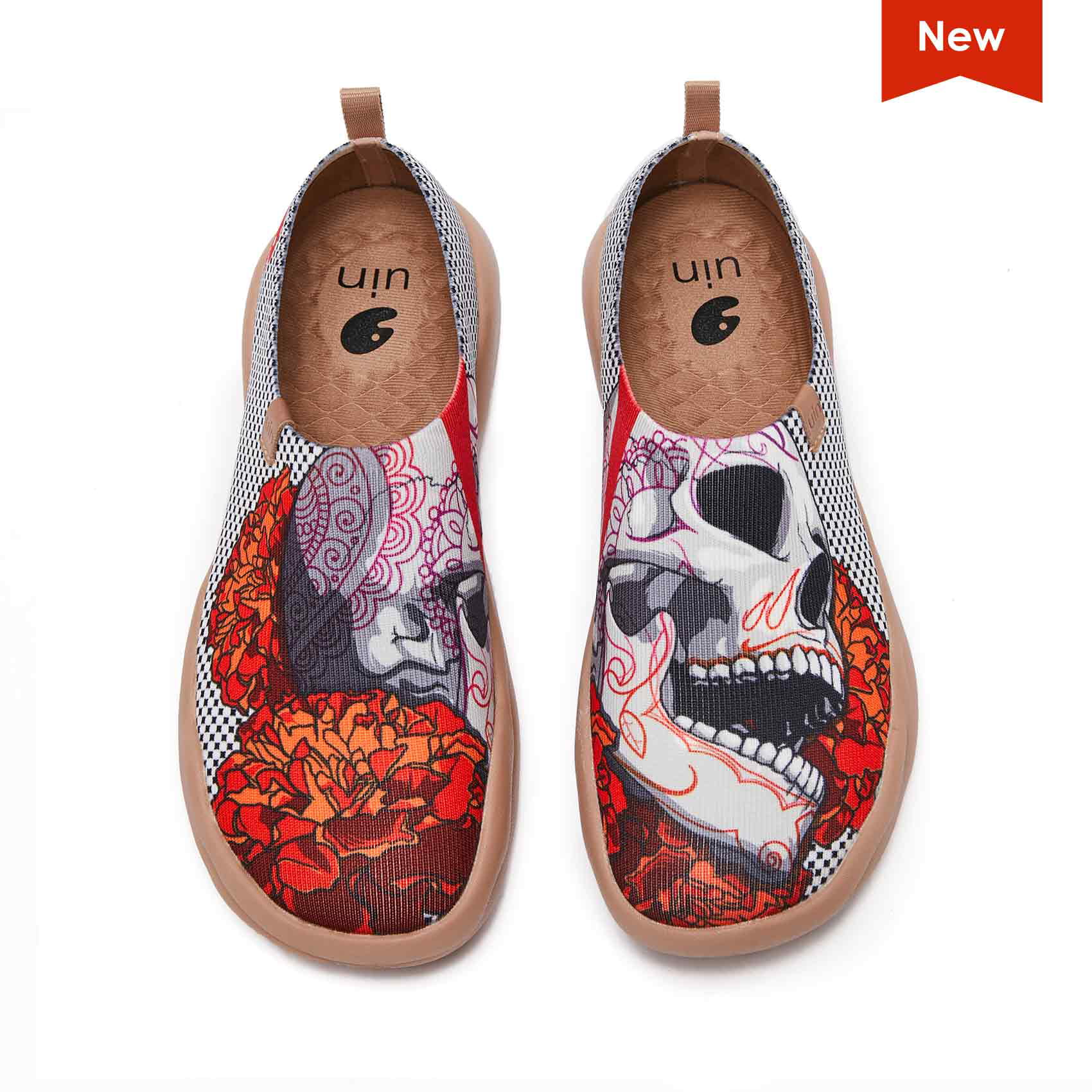 UIN Women's Walking Shoes Slip On Casual Loafers Lightweight Comfort Fashion Sneaker Toledo II
