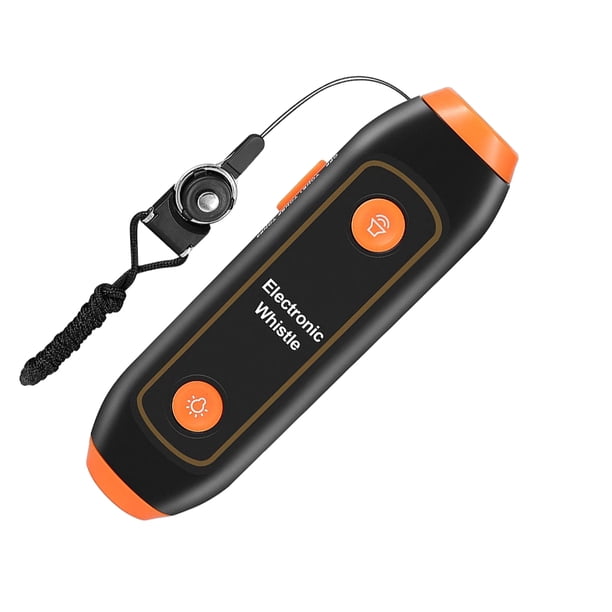 Scienceny Aplicación amplia del ABS y silbido electrónico de gran volumen para emergencias Alegría del silbido de emergencia Artesanía naranja