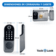 thumbnail image 2 of Cerradura Inteligente Chapa Digital Con Huella y App Móvil TLX06 Doble Bloqueo TL - Tock Lock Tock Lock Tock Lock Cerradura Inteligente con doble Huella, 2 of 9