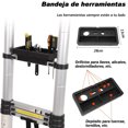 thumbnail image 3 of TOPWIRE 4.7M Escalera Telescópica De Aluminio Con Portaherramientas, 3 of 7