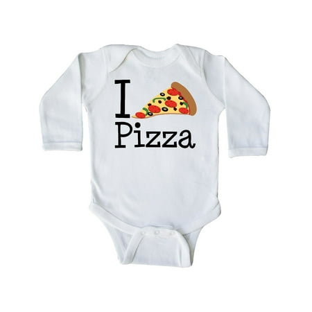 

Inktastic I Heart Pizza Gift Baby Boy or Baby Girl Long Sleeve Bodysuit