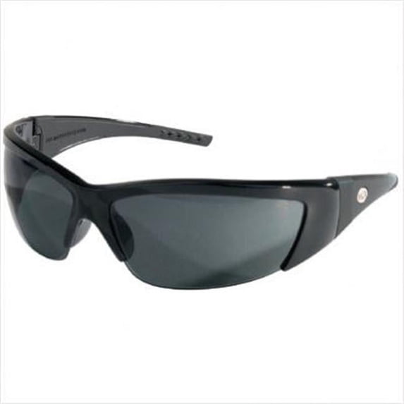 Crews 135-FF210 Black Frame Black Rubber Clear Lens