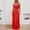 Red, variant on TIANZEN Women's Casual V Neck Dress Flowy Comfortable Everyday Wear Spring Summer Outfit With Leggings Stylish Casual Maxi Dresses for Women Dresses for Women Summer Dresses for Women Summer