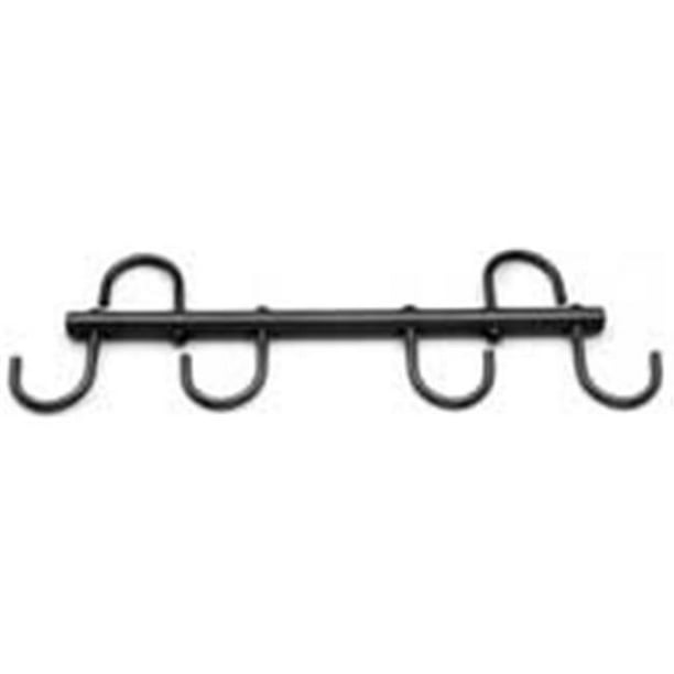 4 Prong Swivel Tack Bar Black 17 Inch 244280