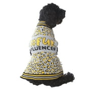 Angle View: Vibrant Life Dog Sweater Fur Fluence-Medium