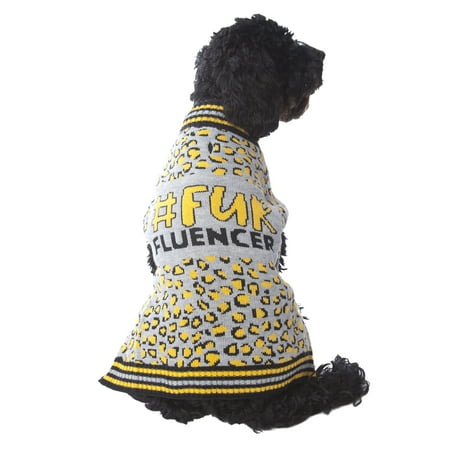 Vibrant Life Dog Sweater Fur Fluence-Medium