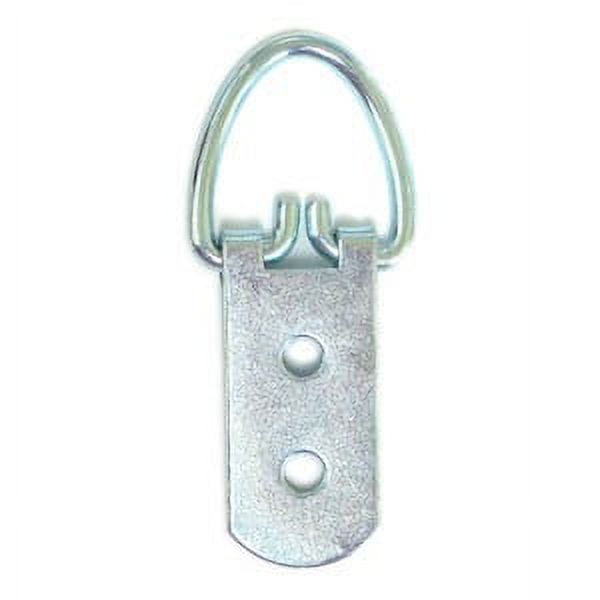 50 Extra Heavy Duty 2 Hole Wide Base D Ring Hangers By AMS with 100 Mounting Screws