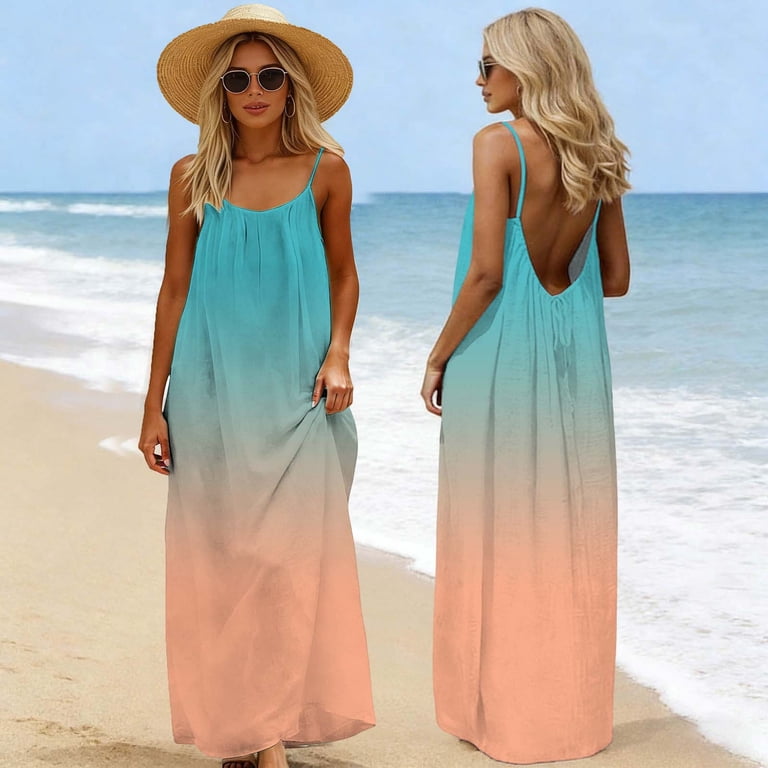 backless holiday dresses Xunlbb Holiday Dresses for Women 2025 Women's Fashion Large Backless Strap Slim Temperament Mid-Length Wool Dress Size S-XL