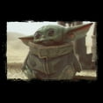 thumbnail image 2 of Men's Star Wars: The Mandalorian Grogu Scene Graphic Tee Black 2X Large, 2 of 5