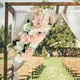 thumbnail image 4 of Decoración de pared, de boda, flores, panel artificiales, telón de fondo para ramo de guardería, habitación de bebé, decoración champán Colco Paneles de pared de flores, 4 of 7