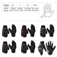 thumbnail image 4 of braveheart Comfortable Motorcycle Gloves With Touch Screen Functionality Adjustable Strap white, 4 of 6