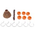 thumbnail image 4 of Soporte para cuencos de aperitivos con forma de calabaza de Halloween, soporte para cuencos de postre con decoración de escoba de bruja para mesa de comedor, 4 of 14