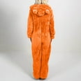 thumbnail image 4 of Annhoo Womens Fleece Pajamas Jumpsuits Winter Warm Zipper up Long Sleeve Rompers Cute Ear Hooded Outfits Fuzzy Homewear, 4 of 6