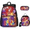 thumbnail image 1 of The Amazing Digital Circus Backpack With Lunch Box Pack Pencil Case 3PCS Set, 16" Water Resistant Lightweight Gift (Pomni Ragatha), 1 of 1