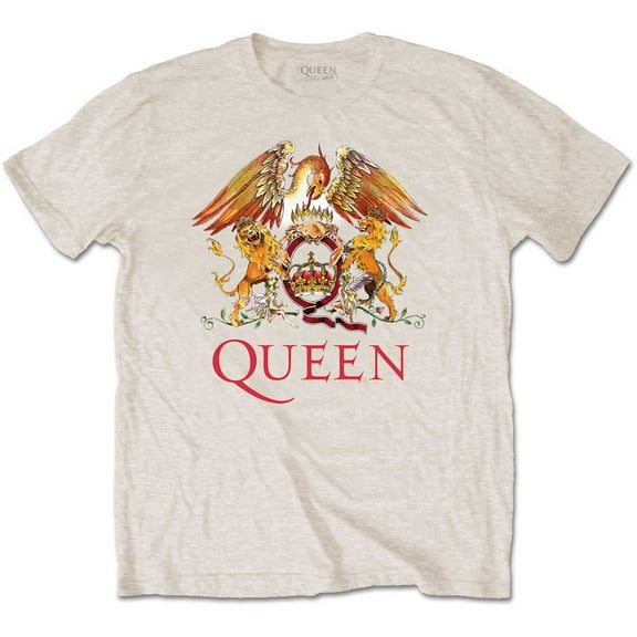 Men's Queen Classic Crest Slim Fit T-shirt X-Large Sand